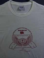 Vintage Shirt Mens 2XL White Smiths Station Baptist 5K Christian Run Tee VTG EUC