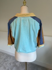 100% Cotton Territory Ahead Colorblock Crop Polo