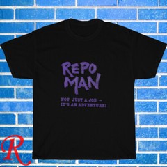New Repo Man Movie Logo Black/Grey/Navy/White Size S-5XL Unisex T-Shirt