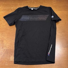 BMW M Series Motorsport Shirt Mens Medium Black Puma Short Sleeves