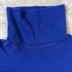 JOHN ASHFORD Men”S Blue Long Sleeve cotton turtleneck shirt size XL