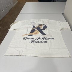 Represent Storms In Heaven T-Shirt Size L Color Flat White
