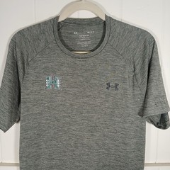 Under Armour Hawaii Warriors Tech Tee Gray Heather Mens Medium 1326413 HeatGear