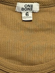 One Bone Bullet Men’s 7XL Brown Short Sleeve Shirt, Wrinkle-Free, Waffle Tee
