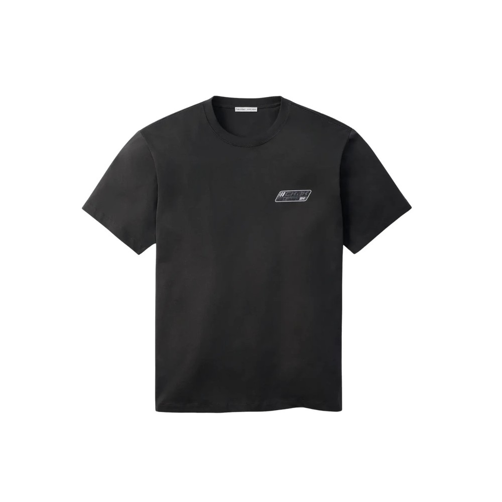 BTS Jung Kook for Calvin Klein Logo Badge Relaxed T-Shirt Black