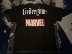 Civil Regime Marvel Hero Elite Series X-Men Magneto Large Oversized Tee