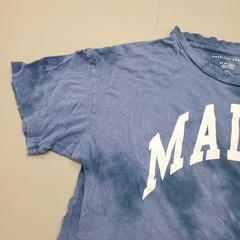 American Eagle Blue Tie-Dye Malibu Short Sleeve Tshirt Womens Size XS/S