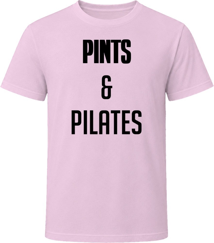 Pints and Pilates Drink And Exercise Funny Gift T Shirt