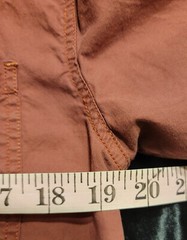 Ten Tree Mens Dark Red Button Up Shirt 100% Organic Cotton Sz Small Sustainable