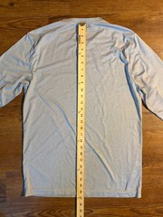 Travis Matthew Size S Long Sleeve Performance T-Shirt Gray Heather Crew Neck