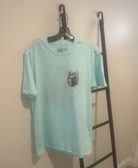 Powell Peralta Sakura Yosozumi Samurai T-Shirt Celadon – Men’s -Size Medium