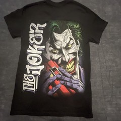 CVLA x Batman The Joker Black Shirt Men’s Small Laughing Graphic NWOT