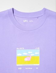 Uniqlo Pokemon T Shirt Slow poke Purple Japanese Japan card Slowpoke M Medium