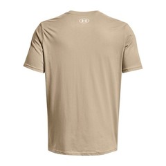 Under Armour 1361903 Men’s UA Stacked Logo Fill S/S T-Shirt, City Khaki, Medium