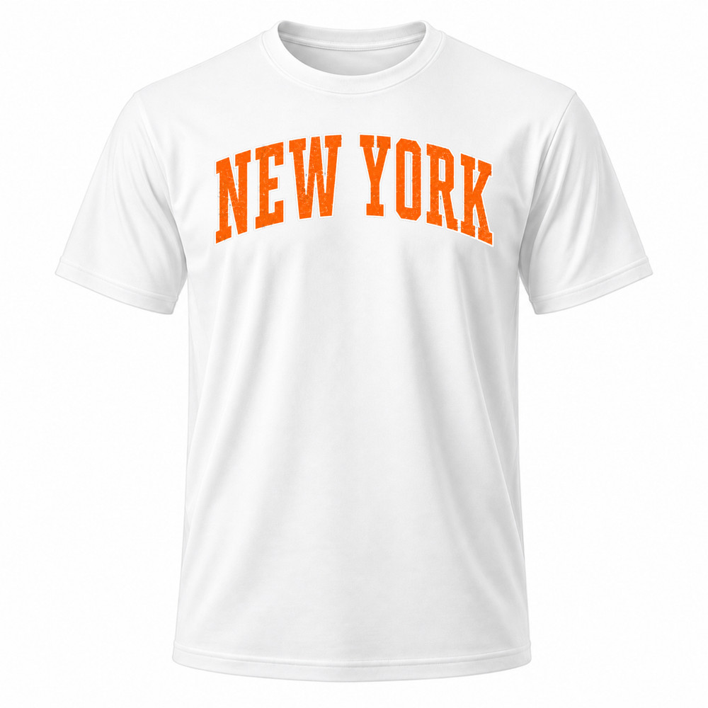 Vintage New York Retro New York Throwback Design White Graphic T-Shirt
