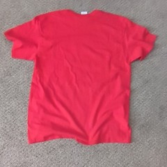 Delta Pro Weight Cincinnati Reds MLB Graphic Print Red Crew Neck T-Shirt L