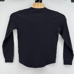 Hollister Must Have Collection Black Waffle Knit Long Sleeve Top Mens Medium