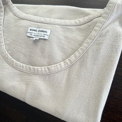 Banks Journal Men’s XL 100% Organic Cotton Primary Tank Top Soft Bone/Beige Hue