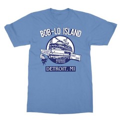 Detroit, Michigan – Boblo Island (vintage look) Men’s T-Shirt
