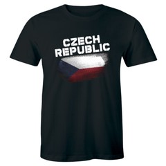 Czech Republic Country Crest Flag Colors Nationality Ethnic Pride -Men’s T-shirt