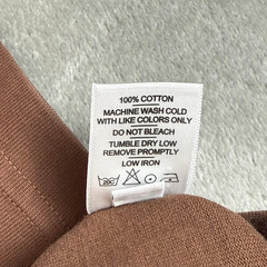 American Giant Everest Tee Mens Medium Tiramisu Brown Heavy Thick $80 USA NWOT