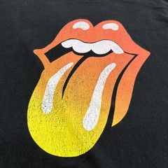 The Rolling Stones T-shirt Men M Black Graphic Print Logo .#46854