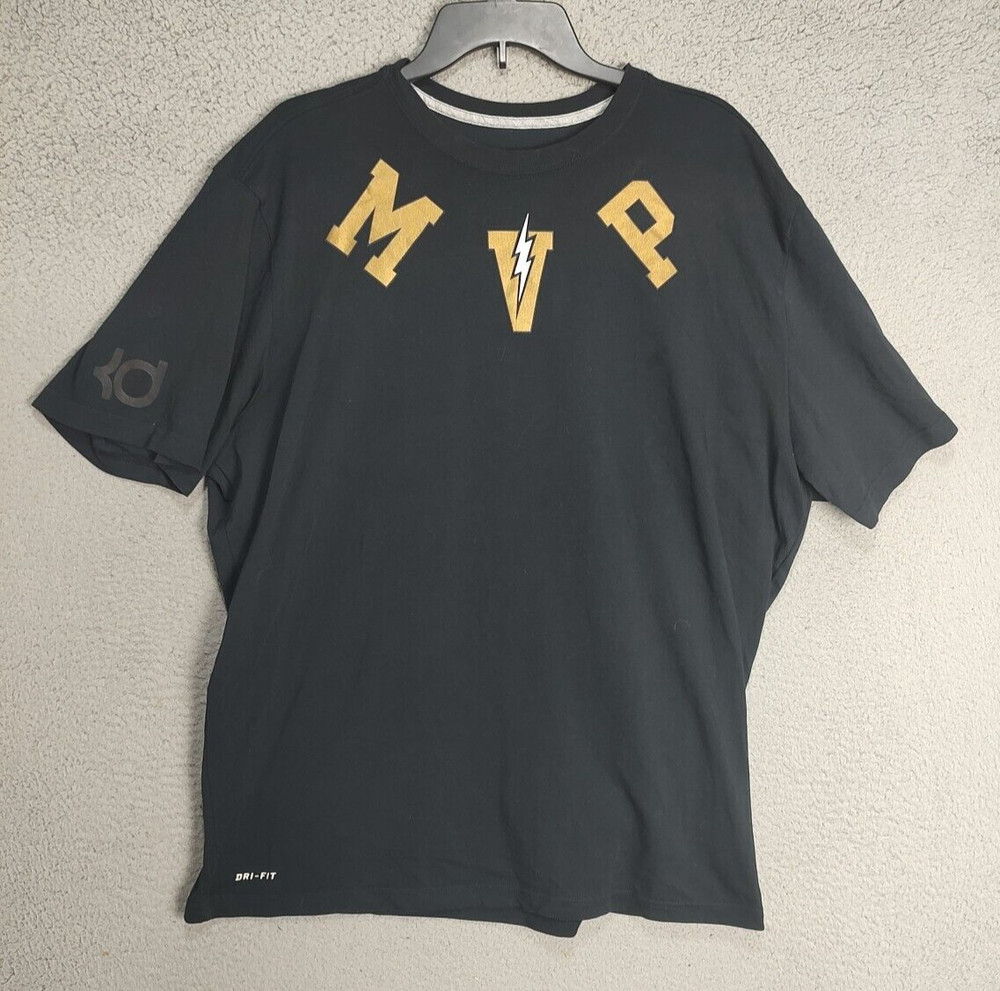 Nike Shirt Adult XXL 2XL Black Graphic MVP Short Sleeve Outdoor Sports Mens