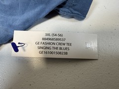 Men’s Shirts, (New w/tags), George Short Sleeve Crew Neck Pocket Tee 3XL (54-56)