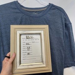 G.H. Bass & Co Mens 2XL Blue Performance T Shirt Stretch Short Sleeve Crew Neck
