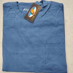 Falcon Bay Short Sleeve Pocket Tee, XLT – 7X/8X Big and Tall Pocket T, French B