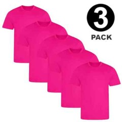 Men’s Plain T-Shirt 3 Pack 5 Pack 100% Cotton Heavy Blend BIG SIZE S to 5XL Tees
