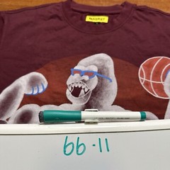 Chinatown Market T Shirt Mens S Burgundy Gorilla Body Street Urban Hype City NYC
