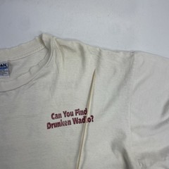 Vintage Can You Find Drunken Waldo T-Shirt Size 2XL Humor Parody 90s