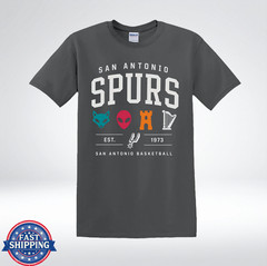 San Antonio Fan Retro Icons Est 1973 Graphic T-Shirt