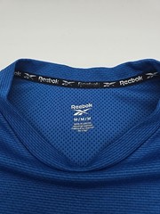 Reebok T-shirt Men M Blue Running Gym.#35491