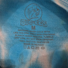 Buc-ee’s Lei’d Back Tie Dye Shirt Adult Medium Green Blue Short Sleeve (READ)