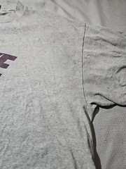 Vintage Nike Shirt Men XL Gray Solid Graphic Print Spellout Casual Y2k Tee
