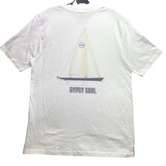 Reworn Shirt Mens Medium Gypsy Soul Sailboat Organic Nautical Beachy Streetwear