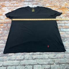 Polo Ralph Lauren Shirt Adult L Black Pony Logo Classic Preppy Casual Tee Mens