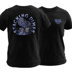 Stacking Dimes T-Shirt, Welding Graphic Design, 2 Sides, Soft Cotton Blend Shirt