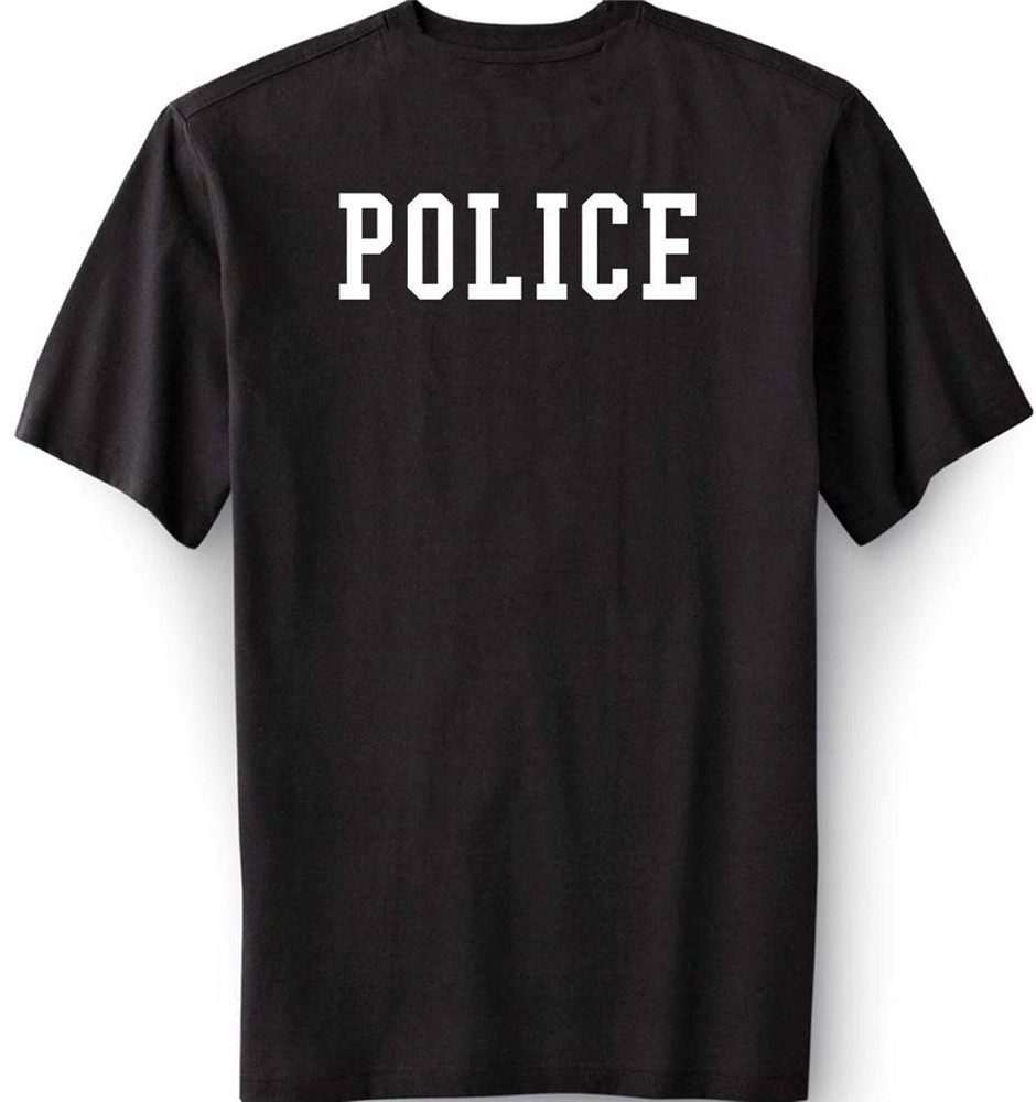 Mens “POLICE” SWAT TEAM Funny Custom T-Shirt Black Blue S M L XL 2XL 3XL 4XL 5XL