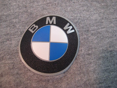 EUC- BMW Motorsport M Series PUMA Gray/White Cotton T-Shirt Mens Size Medium