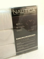 New NAUTICA Size M 38-40 Crew Neck Super Soft Cotton Comfort T-Shirts MSRP $39