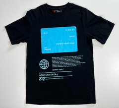 Men’s Nero Ventaga T-Shirt Streetwear Designer Sz M