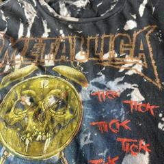 Metallica T Shirt Medium Size M Frantic Pushead Back Print Relaxed Oversized