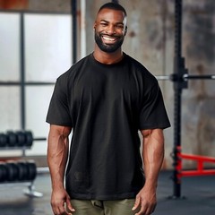 Gymish Men’s Oversized Modern, Popular – Trendy, Stylish, Comfortable Tee.