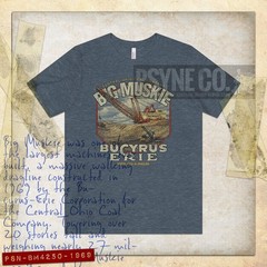 Big Muskie Model 4250-W Dragline 1969 Vintage Men’s T-Shirt