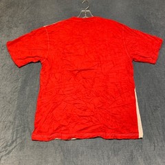 U.S. Polo Assn. T Shirt Mens Large White Red Cotton Crew Neck Graphic Print Tee