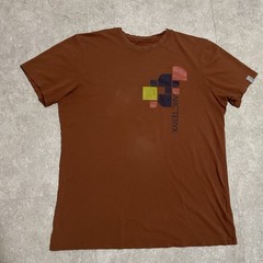 Arc’teryx Men’s T-Shirt Brown Logo Tee Short Sleeve Outdoor Cotton Medium