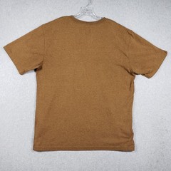 Carhartt Mens K87 Pocket T-Shirt Large Brown Heather Original Fit Cotton Blend